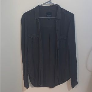 vintage bf button down top